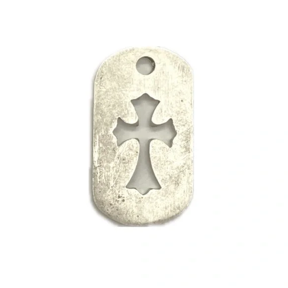 CHROME HEARTS DOG TAG SM 磨く CROSS 